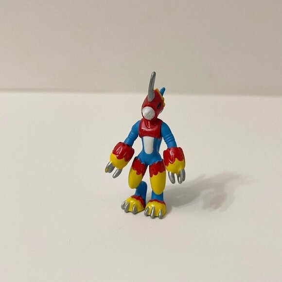 2000 Bandai Digimon Mini Figure Fladramon Flamedramon 2 Inch Digital Monsters - Picture 3 of 11